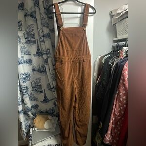 Brown Corduroy Overalls